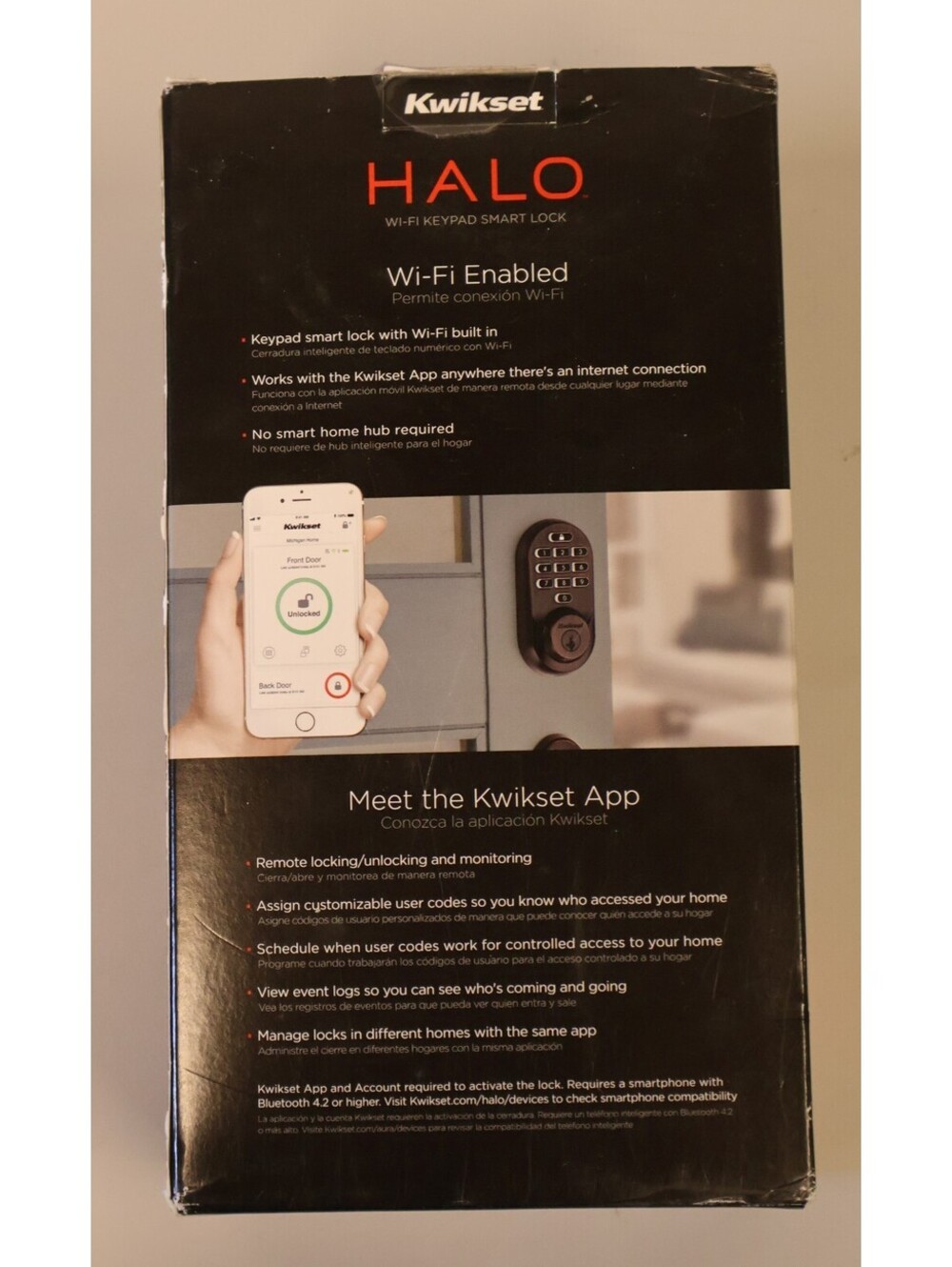 Kwikset HALO WiFi Smart Lock Deadbolt Venetian Bronze Keypad SmartKey - Picture 4 of 6